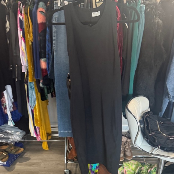 Athleta Black Sleeveless Dress - Picture 4 of 5